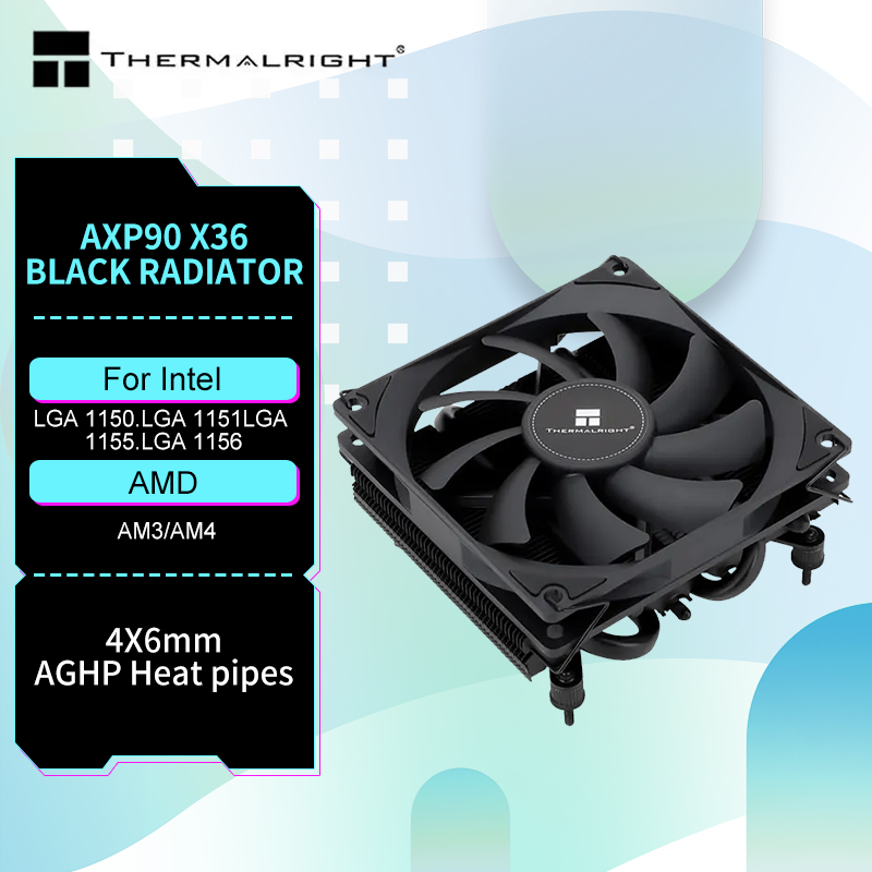 Air Cooler Cpu - Thermalright AXP-90 X36 Đen CPU Không
