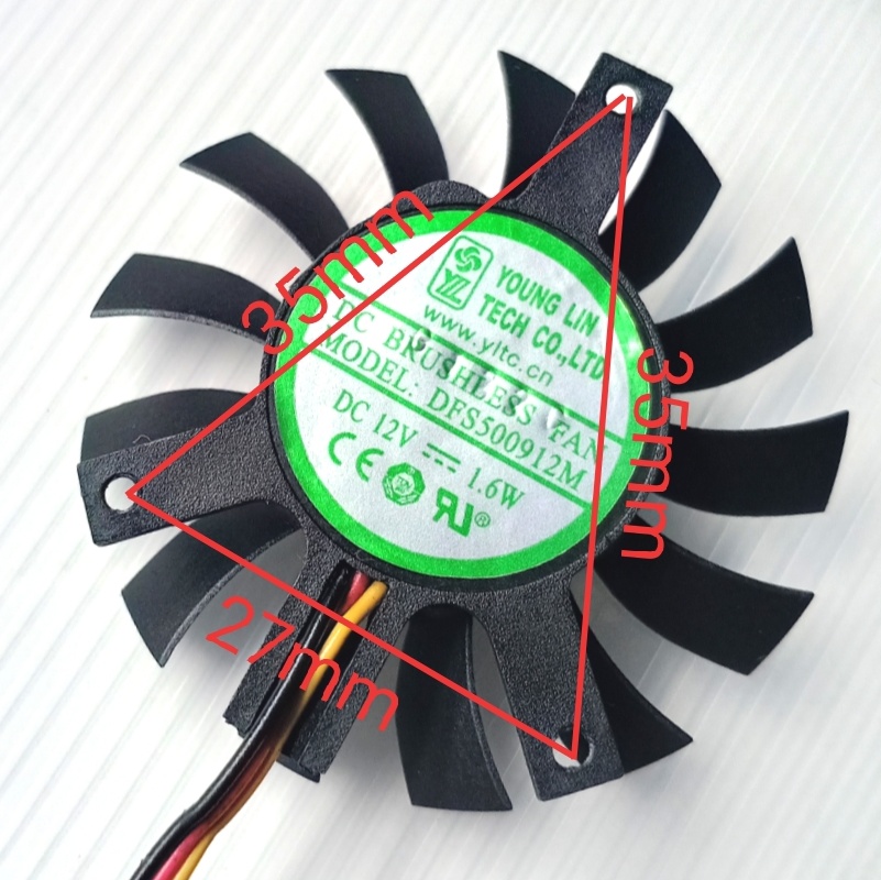 1PC New for DFS500912L DFS5009 - đánh giá và giá Air Cooler Cpu