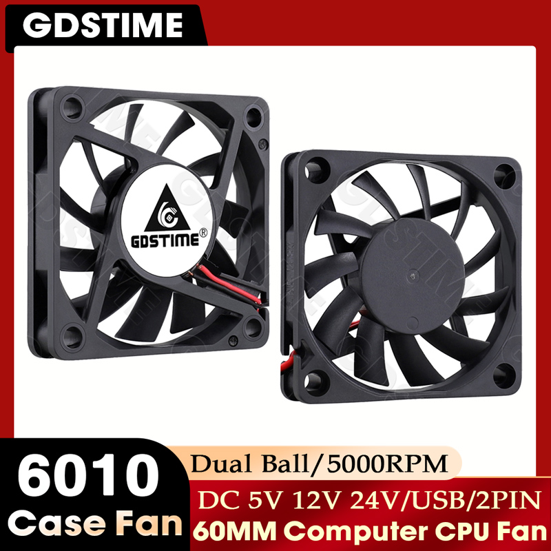 GDSTIME 60mm Fan 24V 12V Fan 6 - đánh giá và giá Gpu Cooler