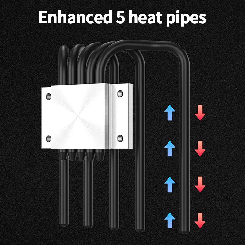 ID-COOLING IS-55 5Heatpipe CPU - đánh giá và giá Air Cooler Cpu