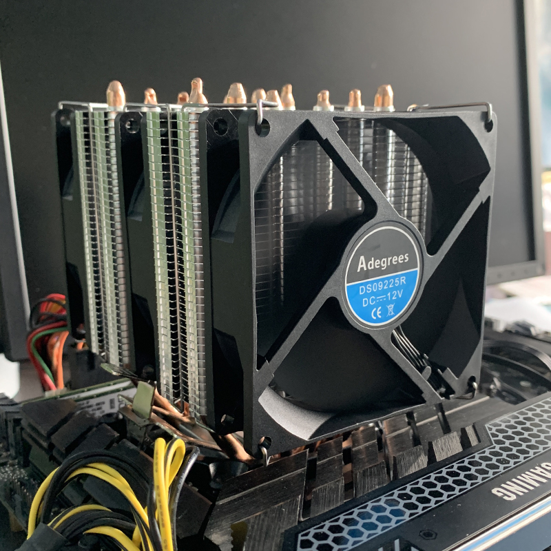 6 Heat Pipe CPU Air Cooler 4Pi - đánh giá và giá Air Cooler Cpu